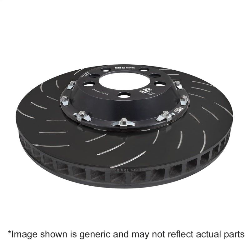 EBC Racing 11-21 Jeep Grand Cherokee 6.4L / 2018+ Dodge Durango SRT 2 Piece SG Racing Front Rotors