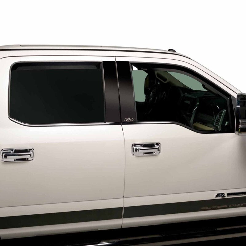 Putco 17-20 Ford SuperDuty - Crew Cab/SuperCab w/o Keypad Black Platinum Pillar Posts Classic