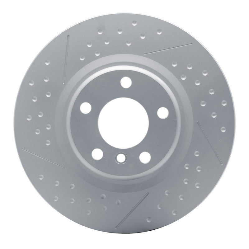 R1 12-20 BMW M235I xDrive Rear Carbon Alloy GeoMET Dimpled & Slotted Rotor