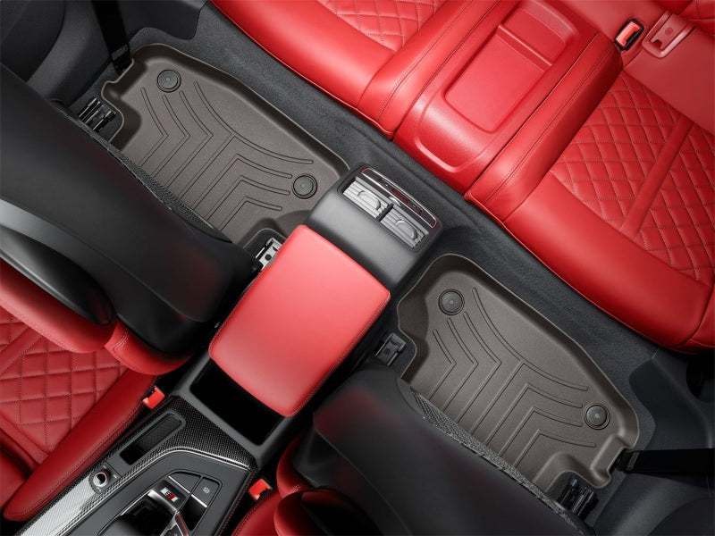 WeatherTech 2018+ Audi A5 Coupe Rear FloorLiner - Cocoa