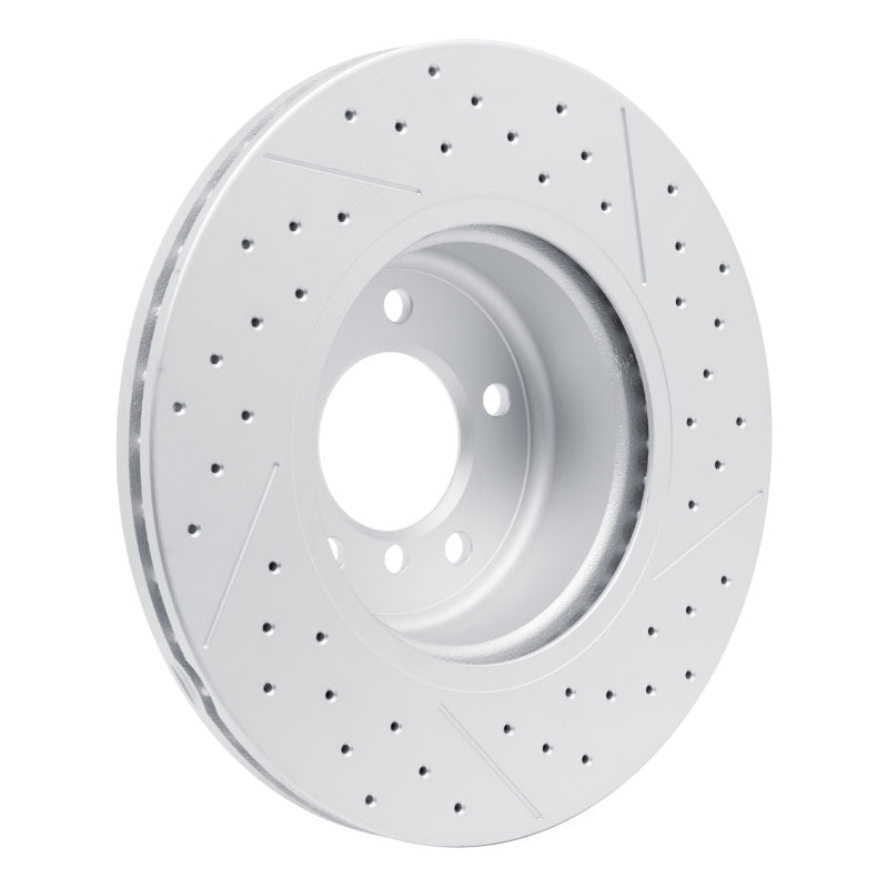 R1 13-13 BMW 135IS Front Drilled & Slotted Carbon Alloy GeoMET Rotor