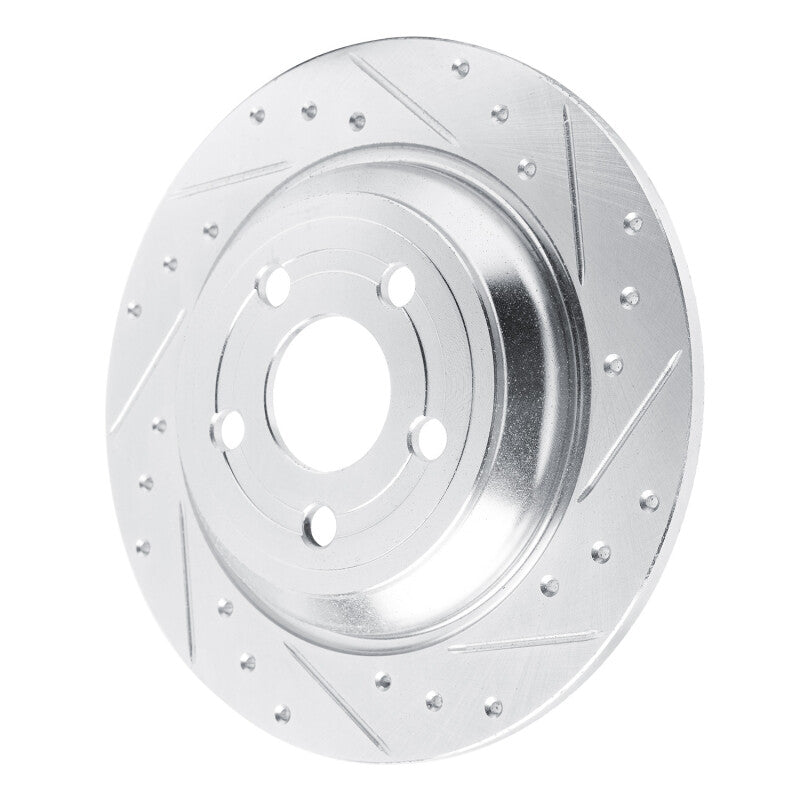 DFC 22-25 Ford Maverick Rear Right Drilled & Slotted Silver Brake Rotor