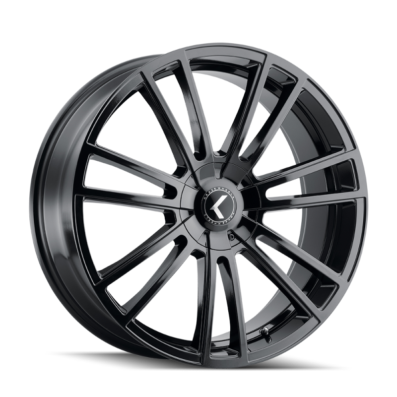 Kraze KR183 Spectra 22x8.5 / 5x108/114.3 BP / 38mm Offset / 72.62mm Hub Gloss Black Wheel