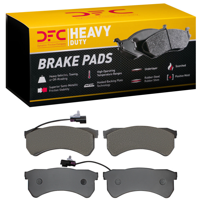 DFC 16-24 Freightliner MT35 Front/Rear Heavy Duty Pads - Semi Metallic