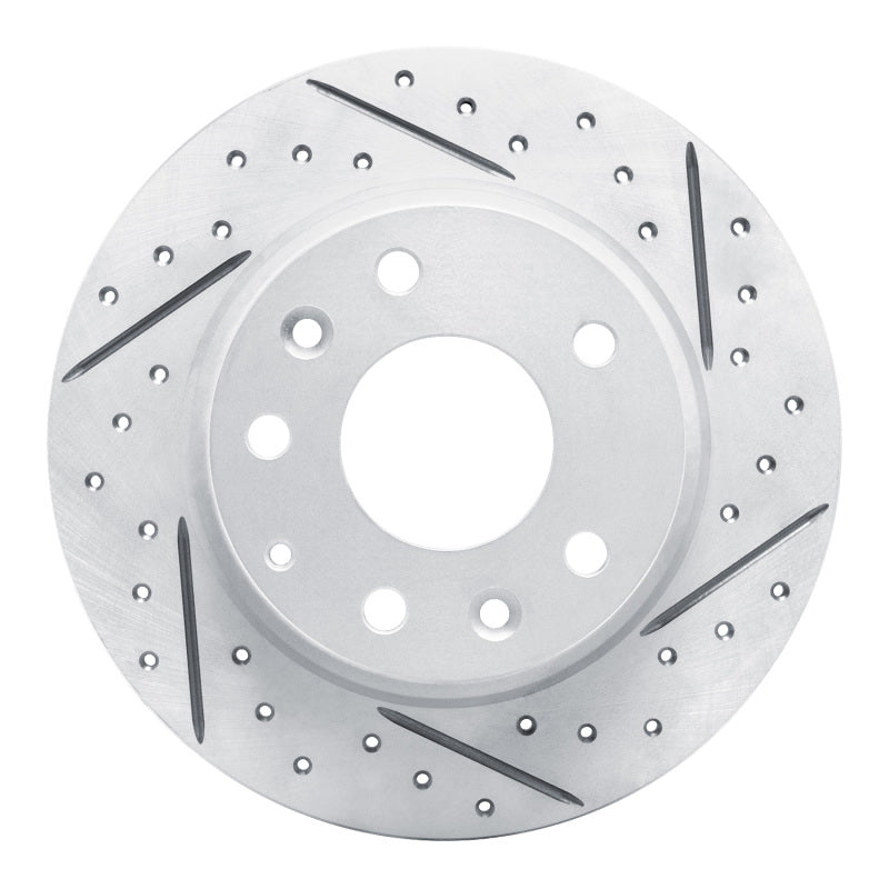 R1 14-25 Mazda 3 Rear Right Drilled & Slotted Geo-Carbon Rotor