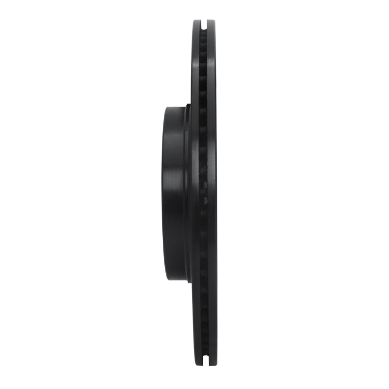 R1 04-11 Mazda RX-8 Rear Left Drilled & Slotted Black Brake Rotor