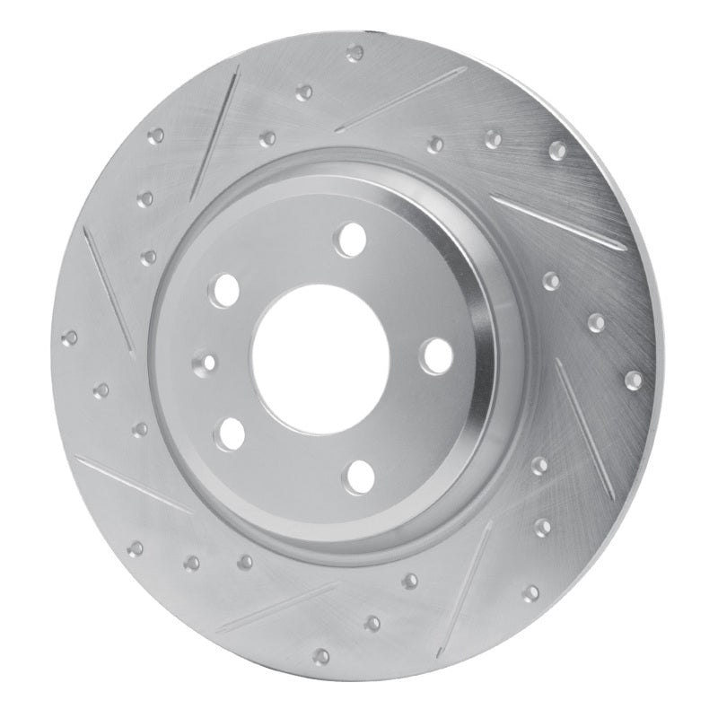 DFC 08-25 Audi A4 ALLROAD Rear Left Drilled & Slotted Silver Brake Rotor