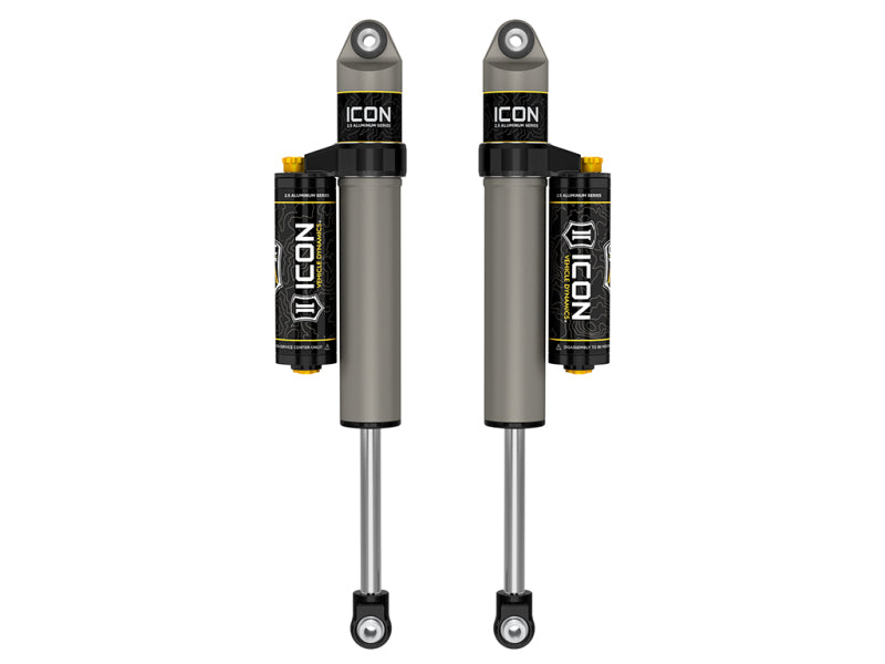 ICON 2021+ Ford F150 2WD 0-1in Lift Rear V.S. 2.5 Alum. Series Shocks Piggyback Res. w/ CDCV - Pair