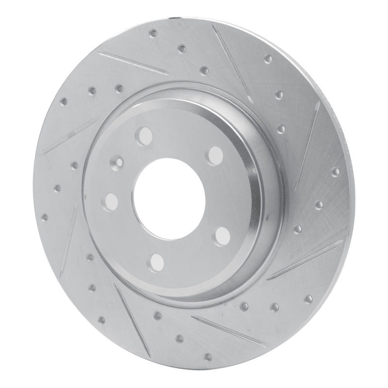 DFC 08-25 Audi Q5 (Mexico) Rear Right Drilled & Slotted Silver Brake Rotor