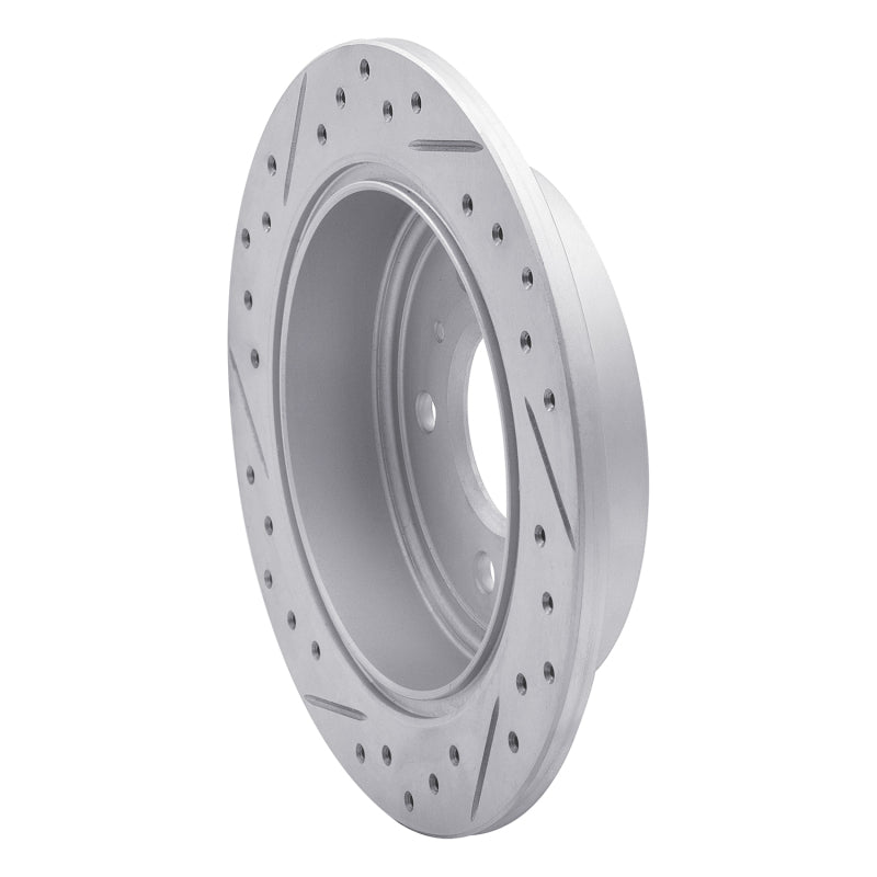 R1 06-10 Buick Allure Rear Right Drilled & Slotted Geo-Carbon Rotor