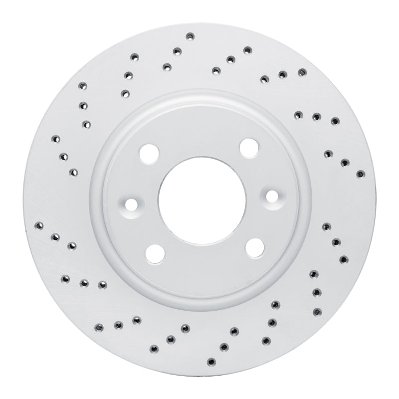 DFC 15-19 Renault Logan (Mexico) Front Left Drilled Geoperformance Rotor