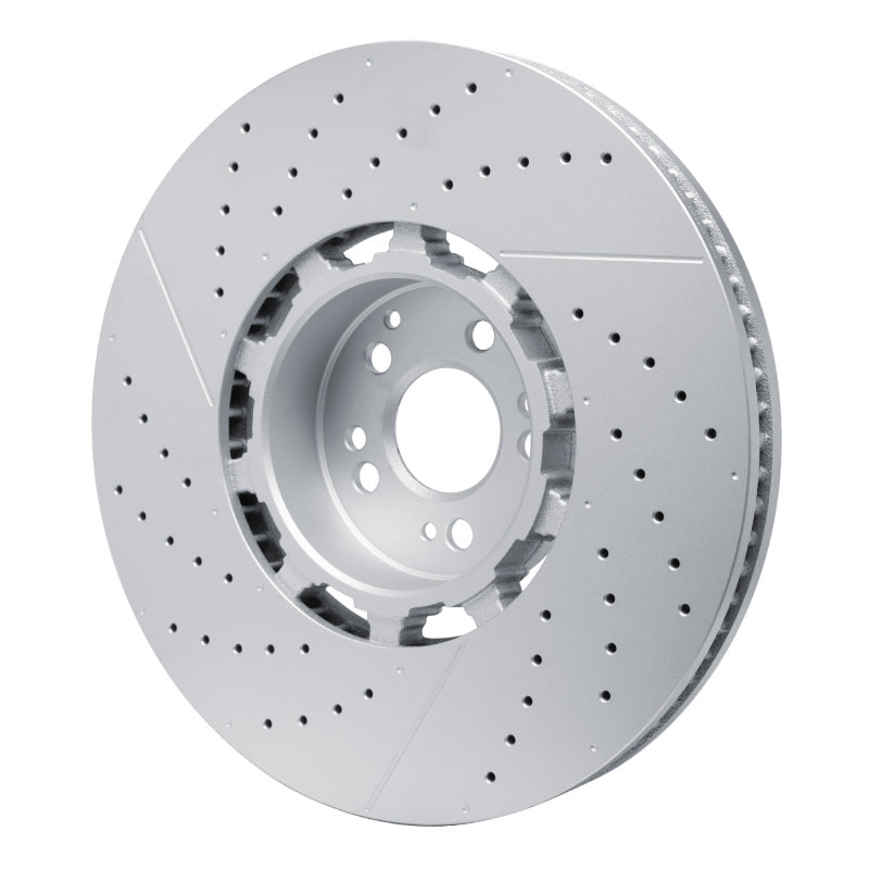 R1 21-25 Mercedes-Benz Gls63 Amg Front Drilled & Slotted Geo-Carbon Series Rotor