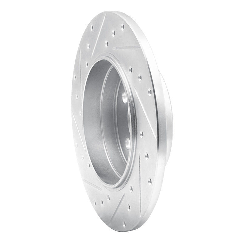 R1 91-99 Mercedes-Benz S350 Rear Right Drilled & Slotted Silver Brake Rotor