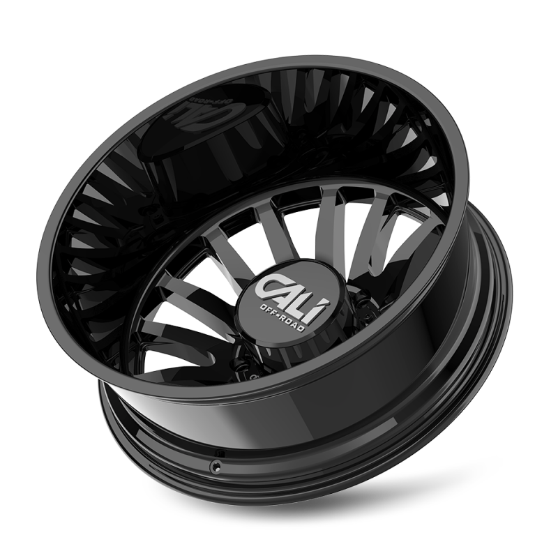Cali Off-Road 9110D Summit Dually 20x8.25 / 8x200 BP / -192mm Offset / 142mm Hub Gloss Black Wheel