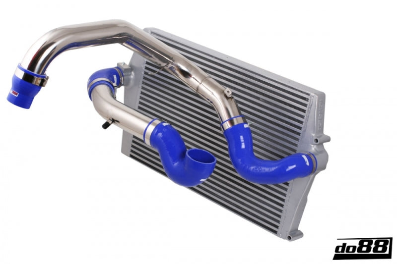 do88 00-02 Volvo S60/V70 2.0T/2.3T/2.4T (T5) BigPack Intercooler Kit w/Black Hoses