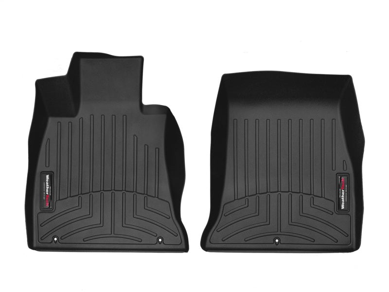 WeatherTech 2018+ Kia Stinger Front FloorLiner - Black