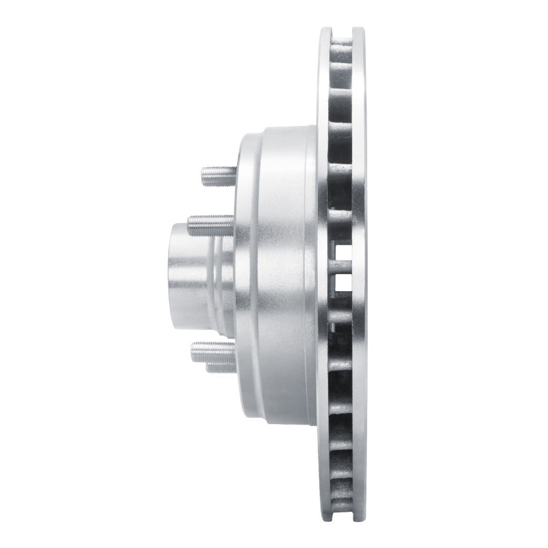 DFC 90-02 Chevrolet Astro Front Right Drilled & Slotted Silver Brake Rotor