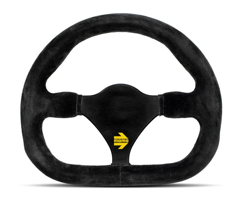 Momo MOD27/C Steering Wheel 270 mm - Black Suede/Black Spokes