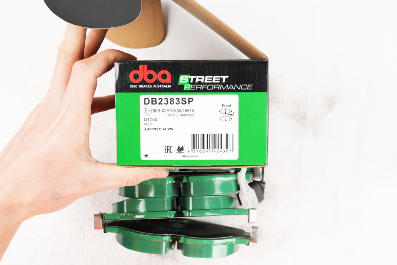 DBA 15-19 Audi A3 (w/288mm Front Rotor) SP Performance Front Brake Pads