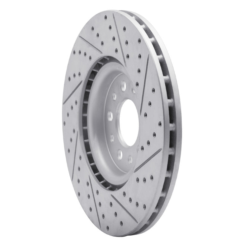 R1 14-26 Alfa Romeo Tonale Front Left Drilled & Slotted Geo-Carbon Rotor