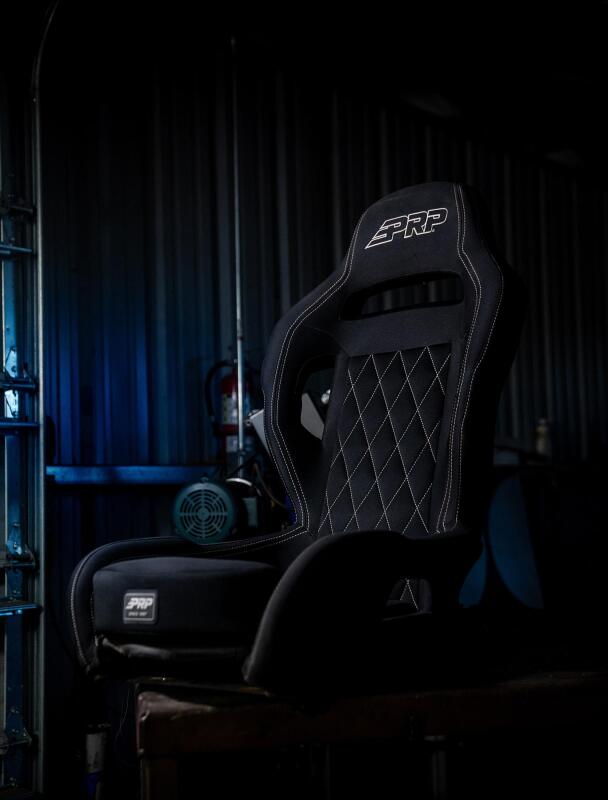 PRP Contour UTV Suspension Seat -Black Cloth