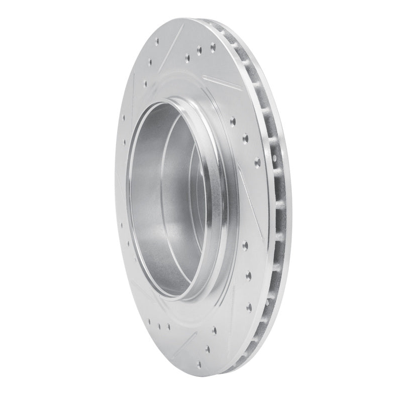 DFC 02-10 Saab 9-5 Rear Right Drilled & Slotted Silver Brake Rotor