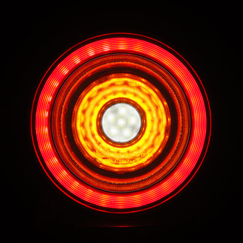 AlphaRex 10-15 Ferrari 458 NOVA-Series Prismatic LED Tail Lights Red Clear