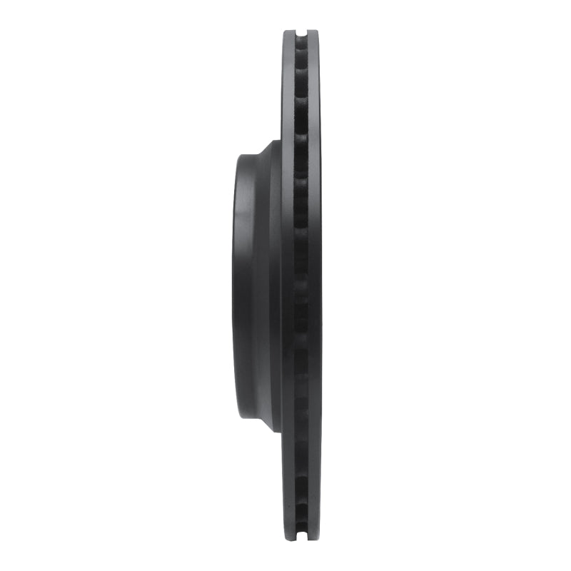 R1 13-19 Mercedes-Benz GLS450 Rear Right Drilled & Slotted Black Brake Rotor