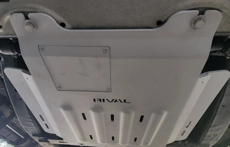 Rival 2015-Present Ford F150 EcoBoost Aluminum Transmission Catalytic Converter Skid Plate