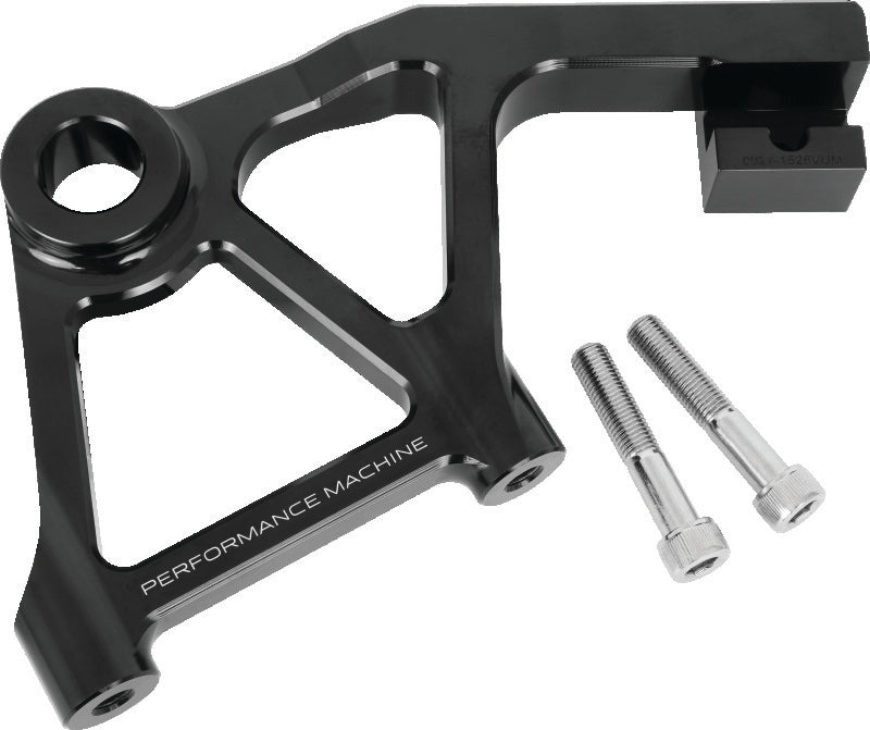 Performance Machine Touring Rear Rad Cal Bracket Assy - Black Ano