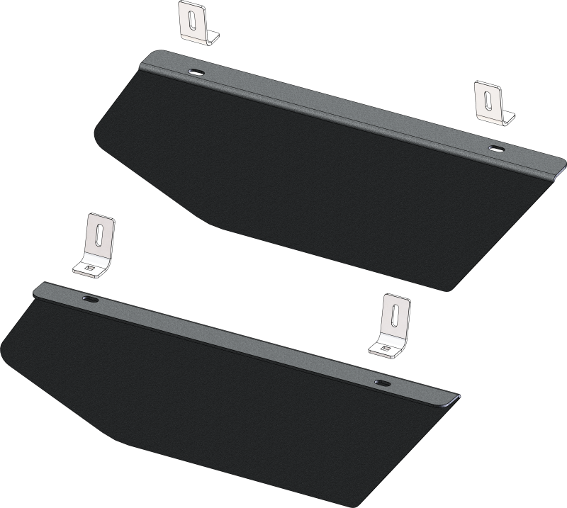 KFI 20-25 Honda Talon1000-4 Rear Lower Door Panel Kit Black