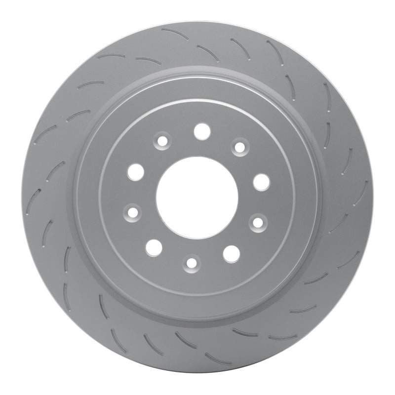 R1 16-19 Cadillac ATS Right Rear Slotted GeoSPEC Coated Rotor