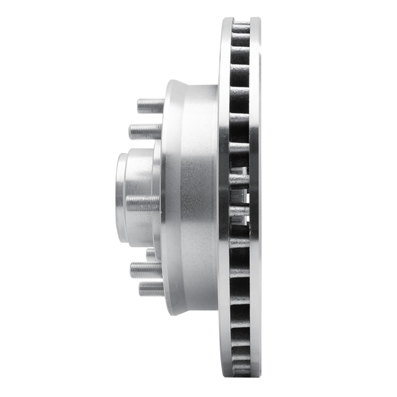 R1 92-02 Chevrolet Suburban 2500 Front Left Drilled & Slotted Silver Brake Rotor