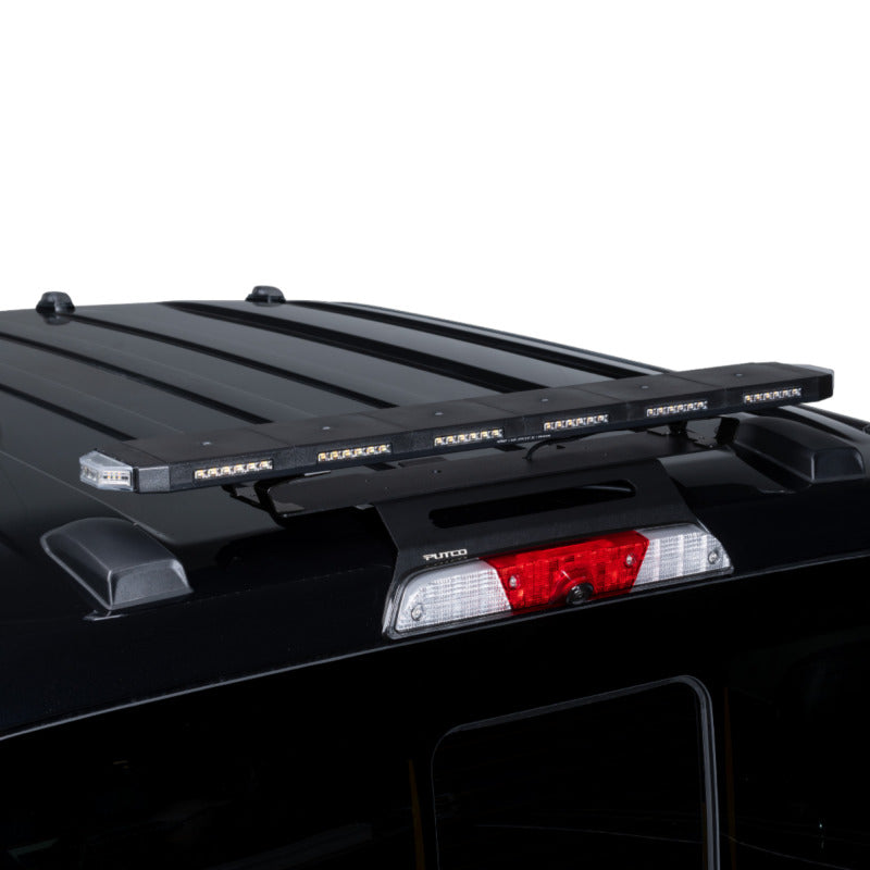 Putco 36In Universal 36In Tri Color Hornet Light (Amber/Blue/White) - LED Stealth Rooftop Strobe Bar