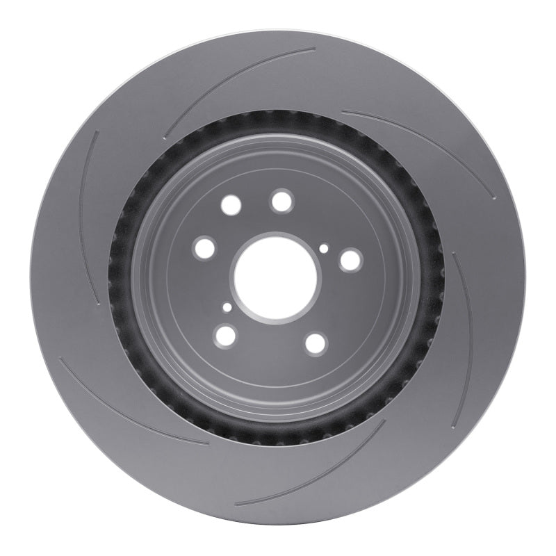 R1 15-22 Lexus GS F Right Rear Slotted GeoSPEC Coated Rotor