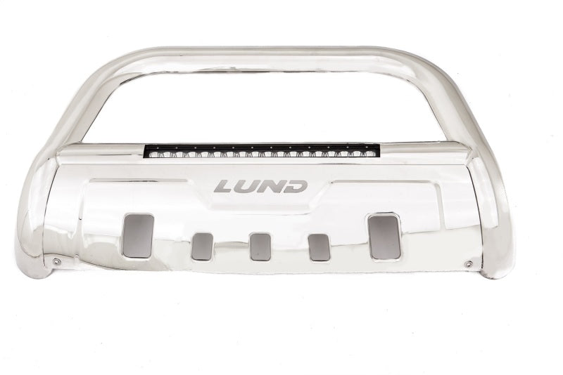 Lund 19-22 Chevrolet Silverado 1500 (Excl. 2019 LD) Bull Bar w/Led Light Bar - Polished