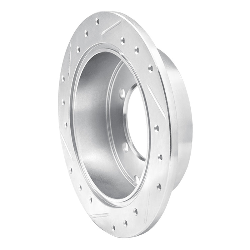 DFC 97-04 Mitsubishi Diamante Rear Right Drilled & Slotted Silver Brake Rotor