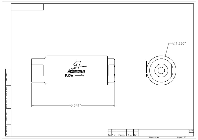 Aeromotive Replacement 100 Micron SS Element (for 12316 Filter Assembly)