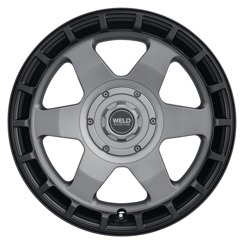 Weld Off-Road Ridge 20x9 - 6x135 / 6x139.7 BP - ET0 - 106.1mm CB - Satin Gunmetal Wheel (Black Ring)