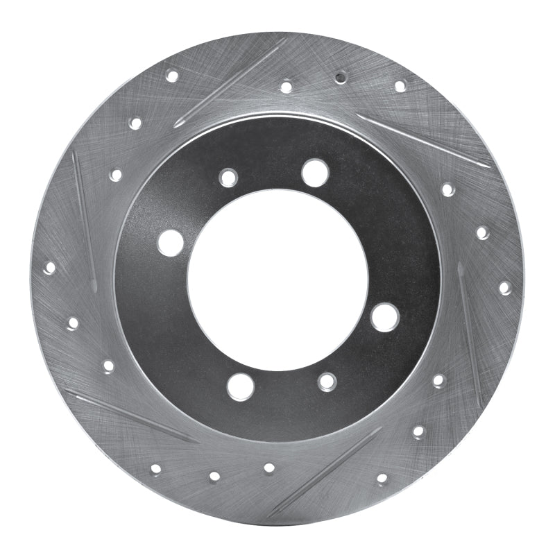 DFC 00-07 Mitsubishi Space Star (Mexico) Rear Left Drilled & Slotted Silver Brake Rotor