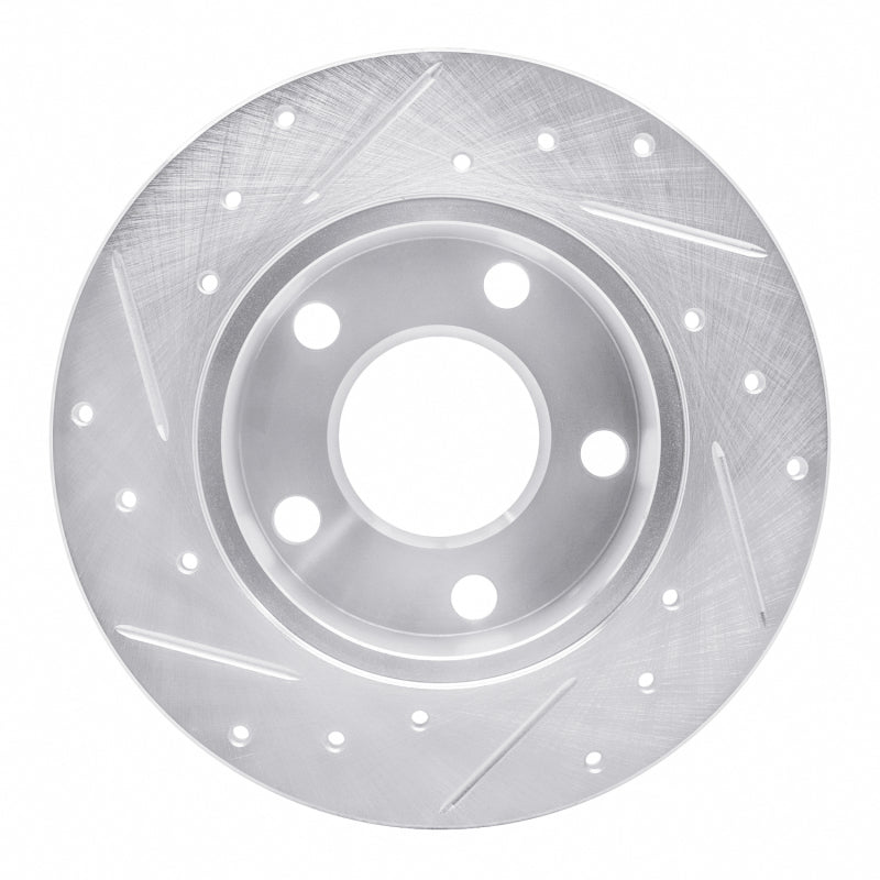 DFC 92-05 Audi A6 Quattro Rear Right Drilled & Slotted Silver Brake Rotor