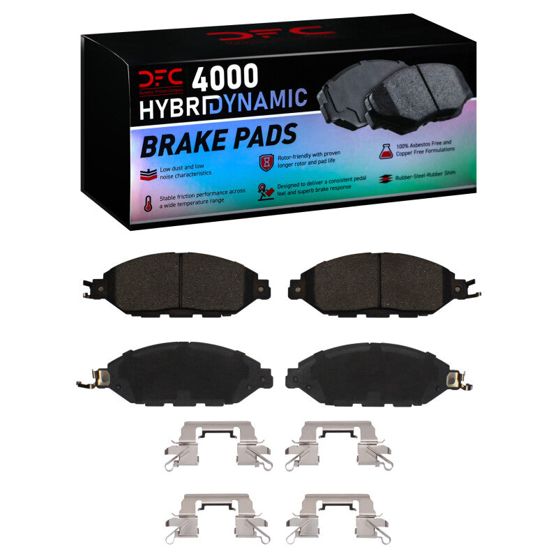 DFC 13-24 Infiniti QX60 Front 4000 HybriDynamic Brake Pads and Hardware Kit