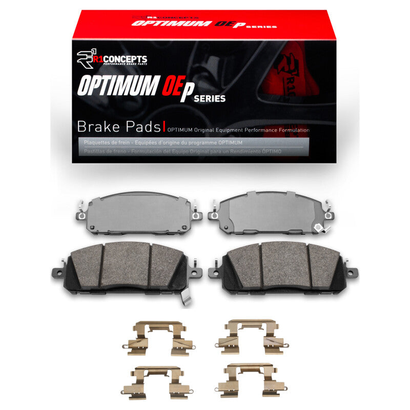 R1 2021-2025 Infiniti QX60 Front R1 Optimum OE Pads & Hardware Kit