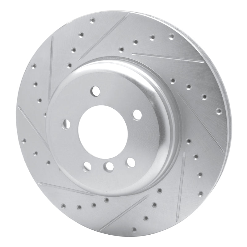 DFC 11-16 BMW Z4 Front Left Drilled & Slotted Silver Brake Rotor