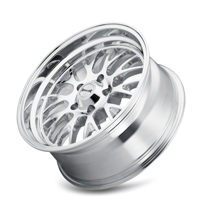 Ridler 607 18x9.5 / 5x120.65 BP / 6mm Offset / 83.82mm Hub Polished Wheel