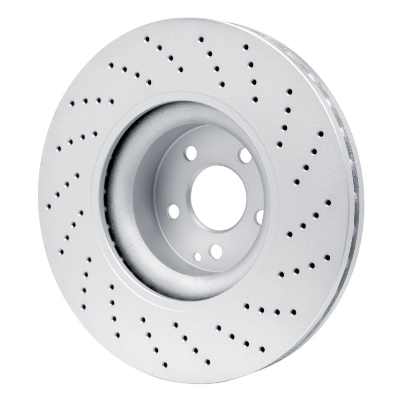R1 03-06 Mercedes-Benz S55 AMG Front Drilled GeoSPEC Coated Rotor
