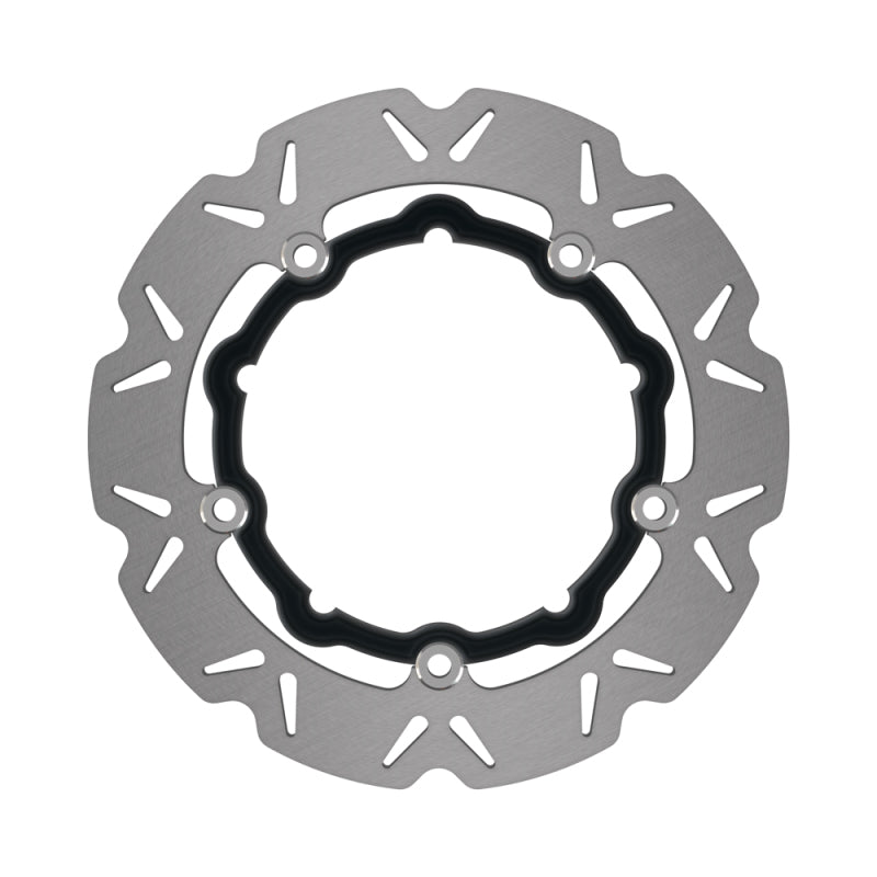EBC 06-07 Harley-Davidson Dyna FXDLi Low Rider 19in Cast Wheel Front Left Vee Floating Black Rotor