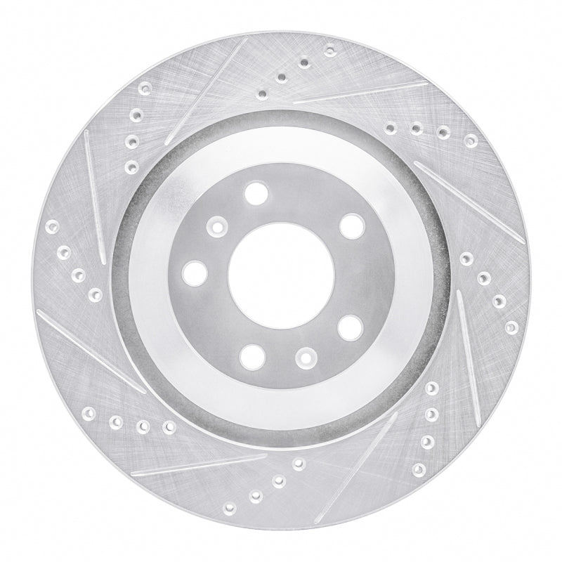 DFC 04-18 Audi S8 Rear Left Drilled & Slotted Silver Brake Rotor
