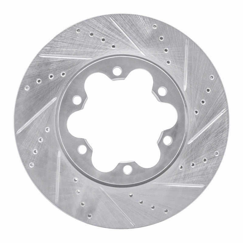 DFC 03-06 Renault Laguna (Mexico) Front Right Drilled & Slotted Silver Brake Rotor