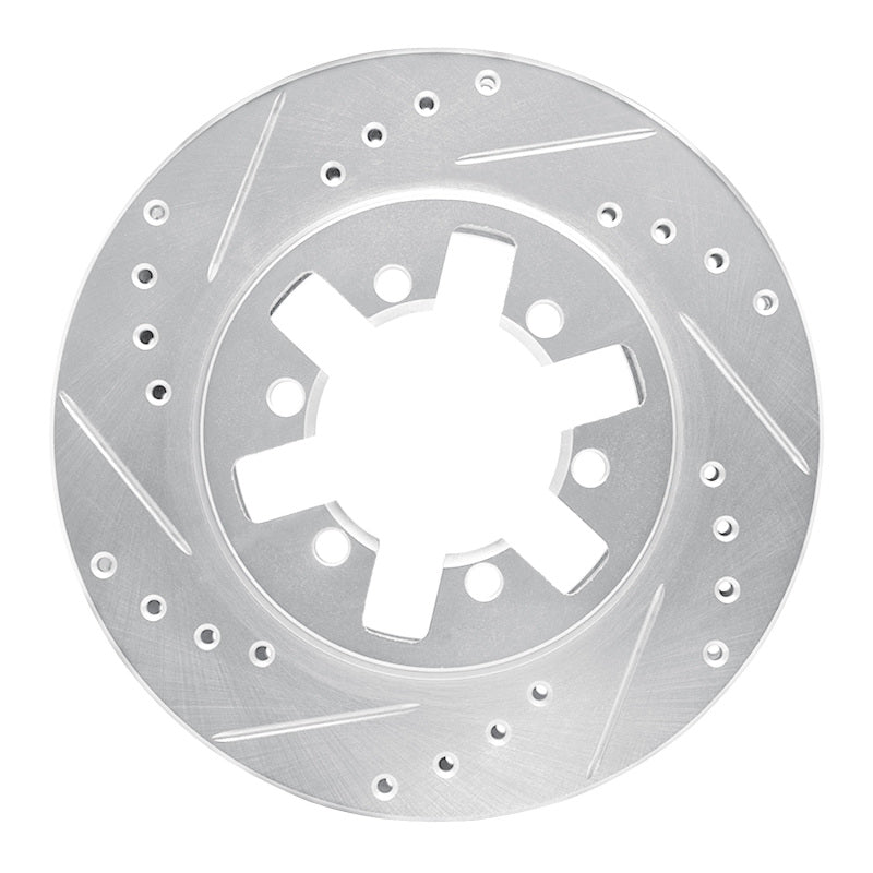 DFC 85-12 Nissan Urvan (Mexico) Front Left Drilled & Slotted Silver Brake Rotor